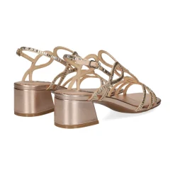 BIBI LOU Sandalias con tacón de Mujer 586Z00VK STONE - COBRE
