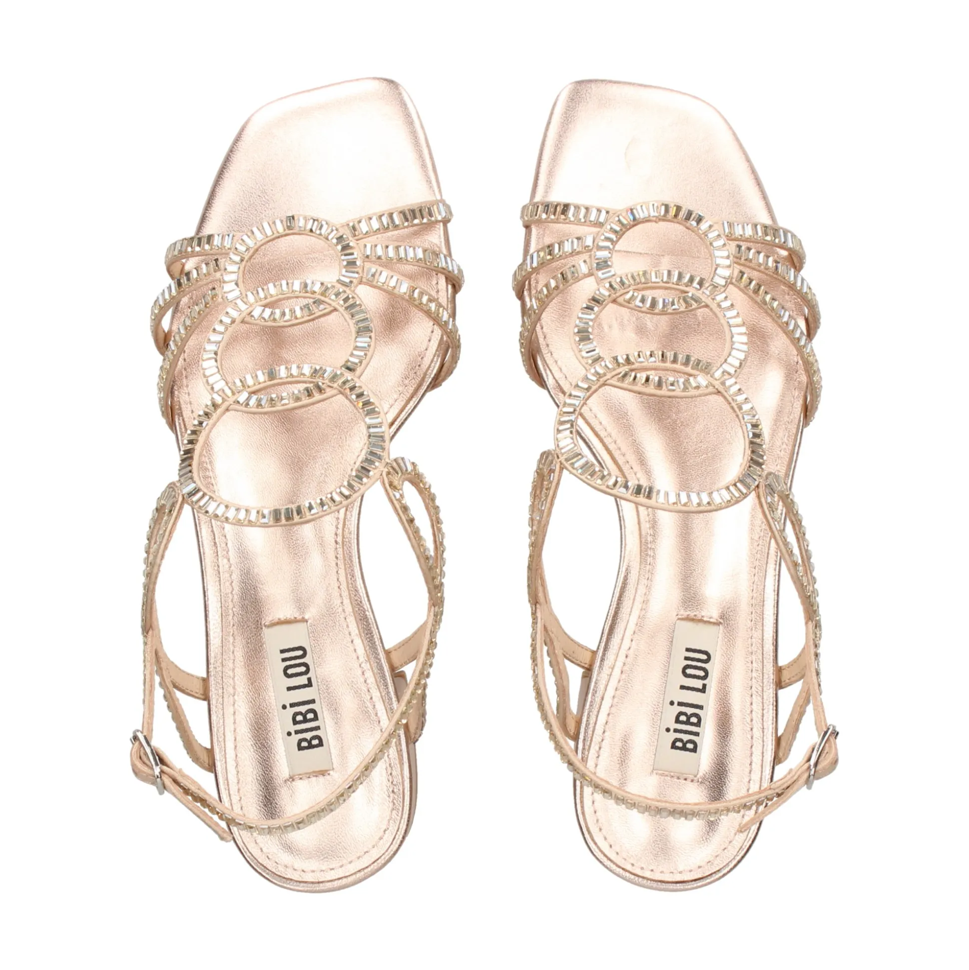 BIBI LOU Sandalias con tacón de Mujer 586Z00VK STONE - COBRE