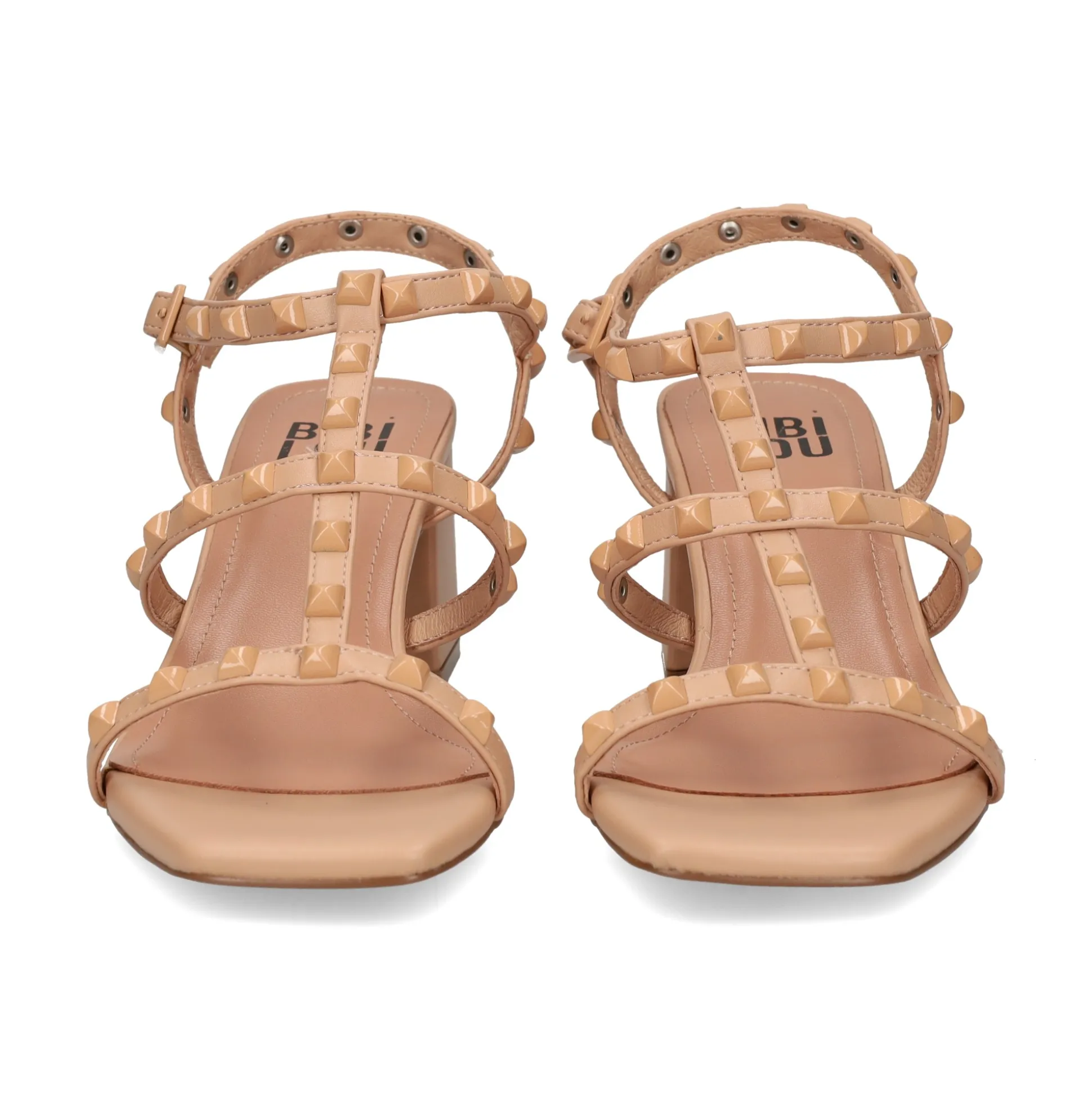 BIBI LOU Sandalias con tacón de Mujer 891Z80HG NUDE