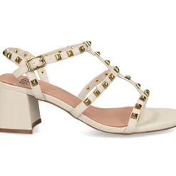BIBI LOU Sandalias con tacón de Mujer 891Z80HG OFF WHITE