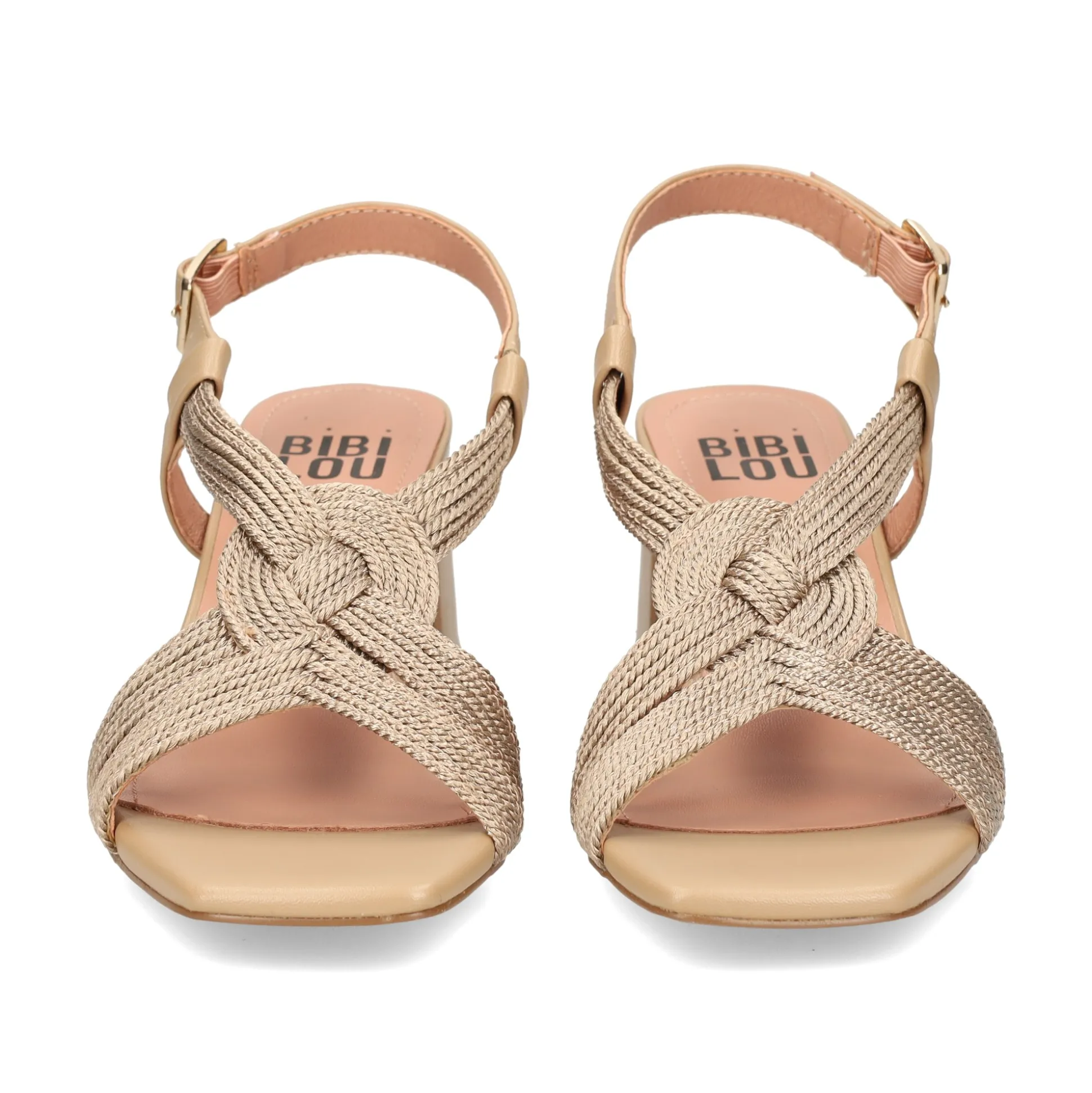 BIBI LOU Sandalias con tacón de Mujer 850Z94HG CAMEL