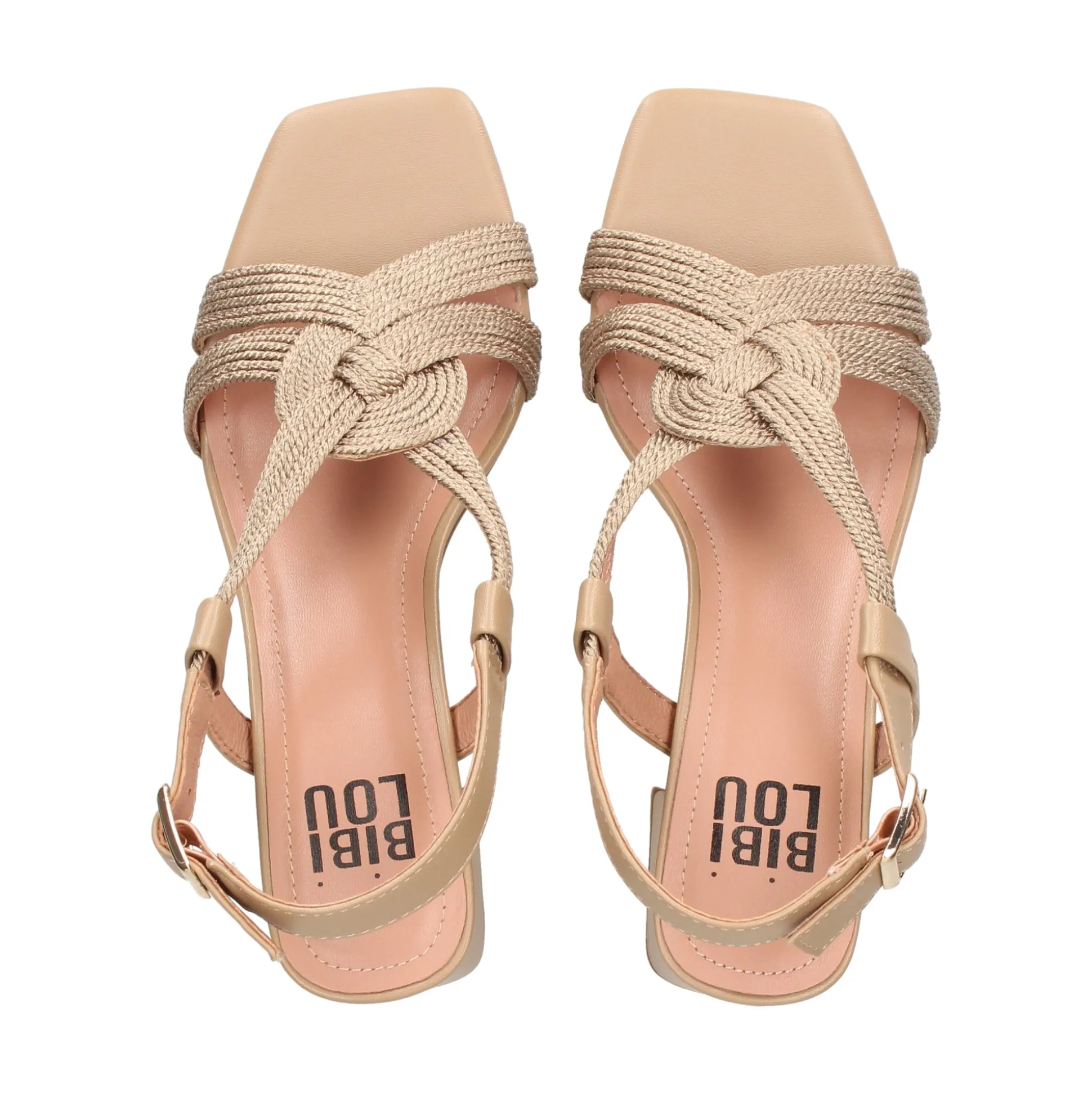 BIBI LOU Sandalias con tacón de Mujer 850Z94HG CAMEL