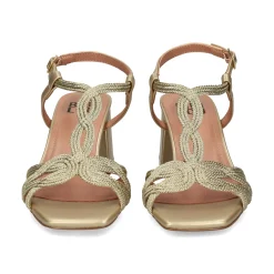 BIBI LOU Sandalias con tacón de Mujer 855Z94HG ORO