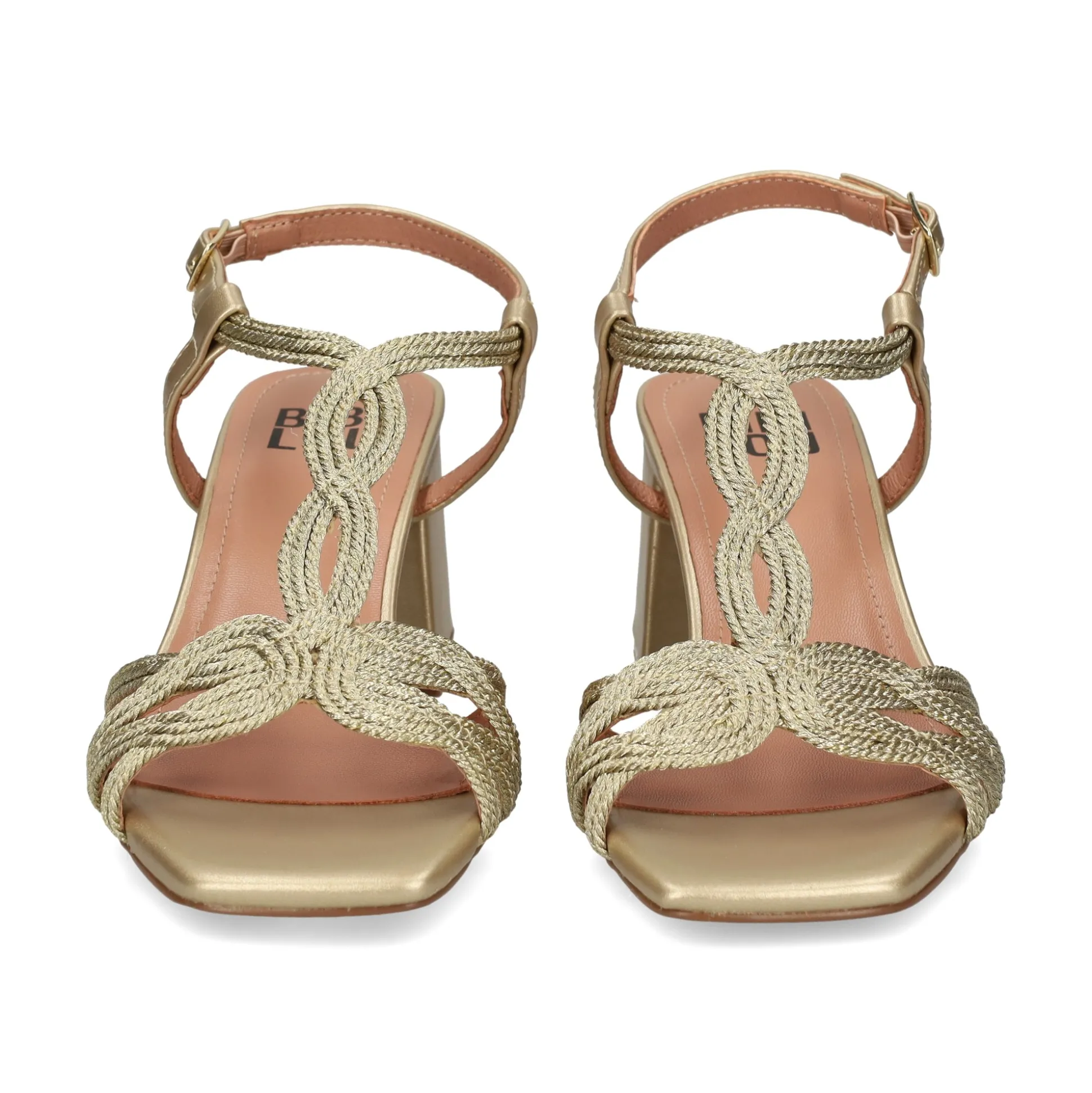 BIBI LOU Sandalias con tacón de Mujer 855Z94HG ORO