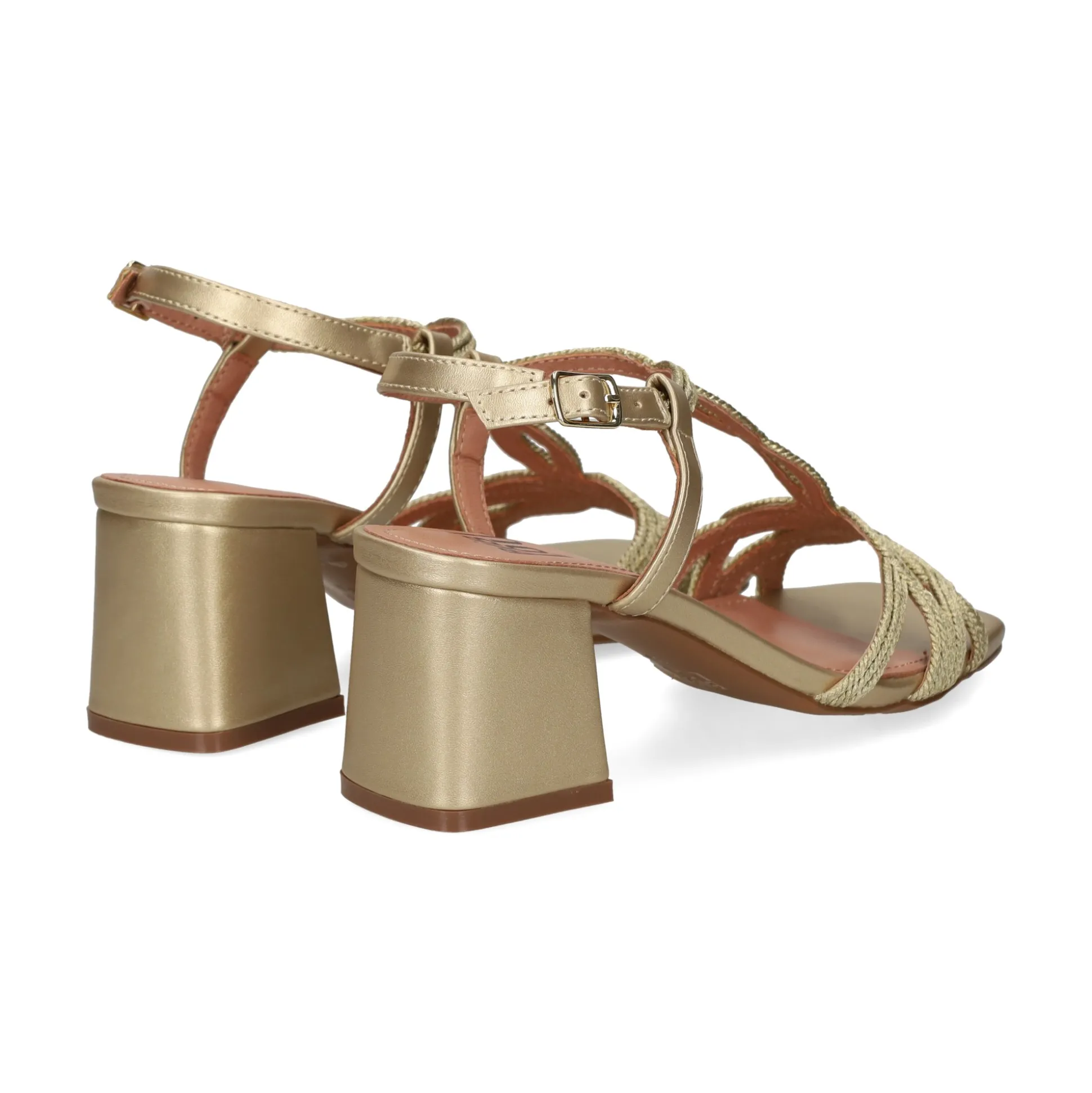 BIBI LOU Sandalias con tacón de Mujer 855Z94HG ORO