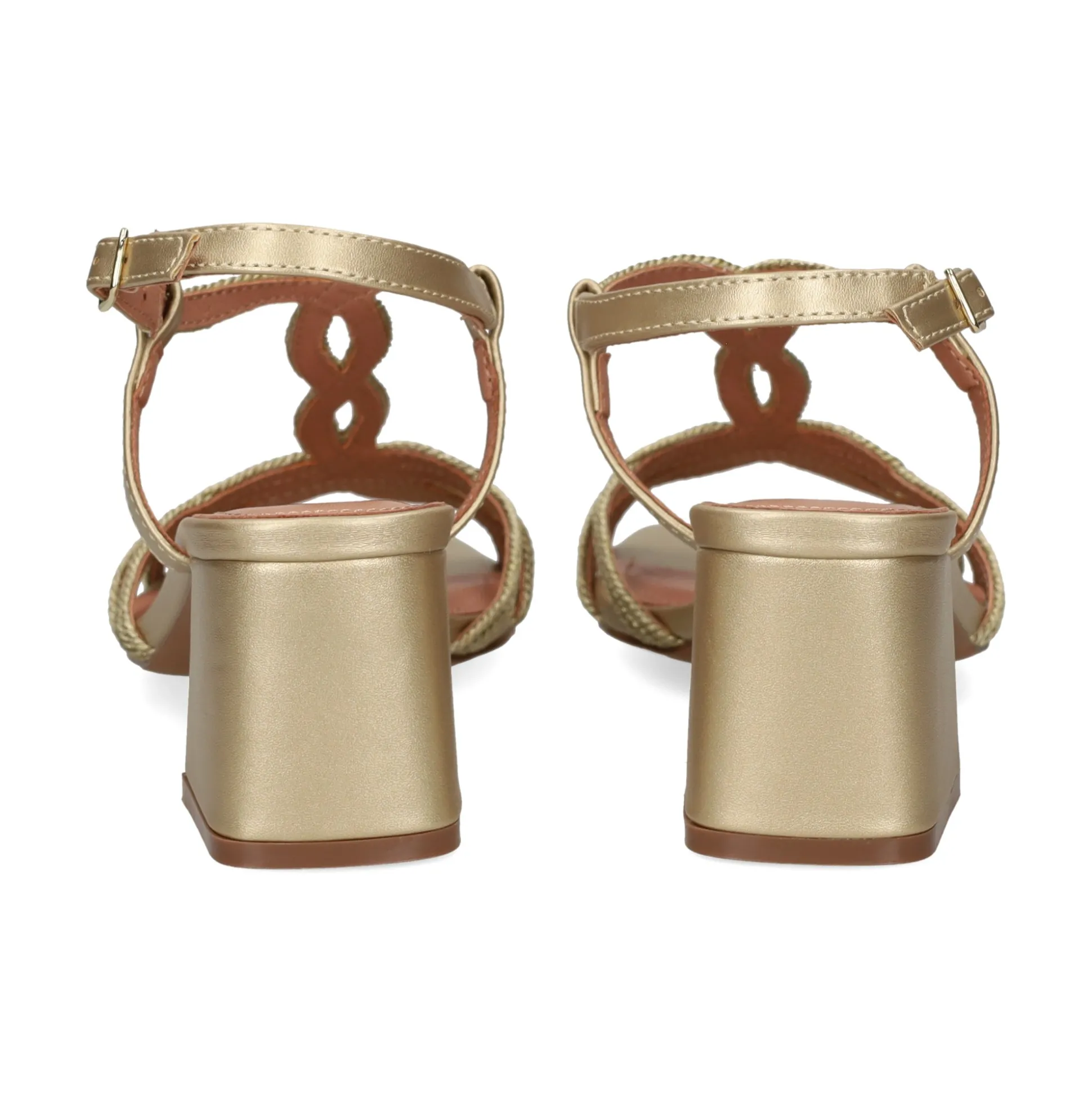 BIBI LOU Sandalias con tacón de Mujer 855Z94HG ORO