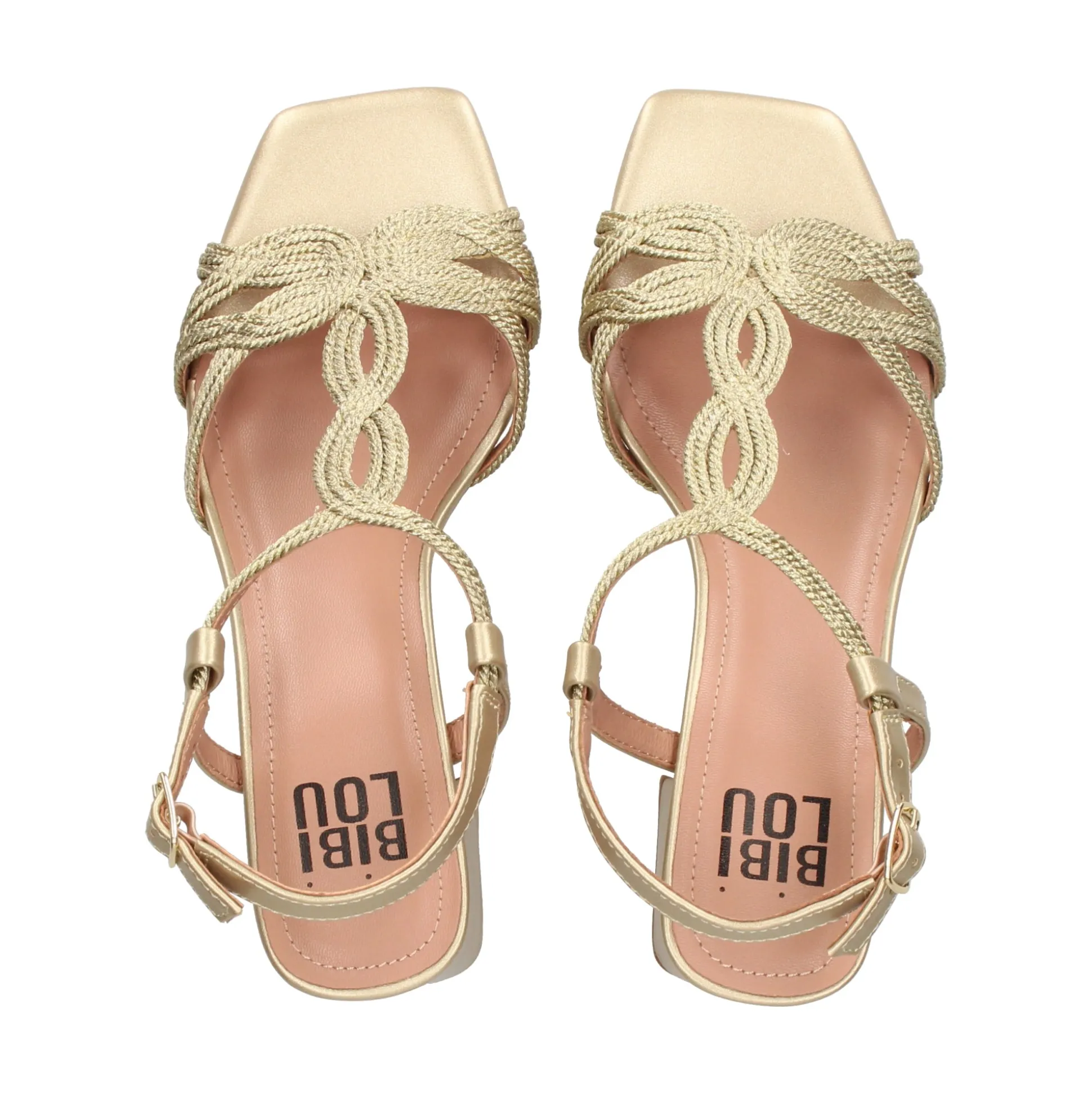 BIBI LOU Sandalias con tacón de Mujer 855Z94HG ORO