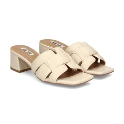 BIBI LOU Sandalias con tacón de Mujer 761Z10VK OFF WHITE