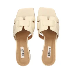BIBI LOU Sandalias con tacón de Mujer 761Z10VK OFF WHITE