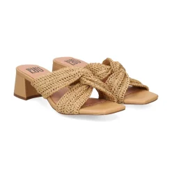 BIBI LOU Sandalias con tacón de Mujer 881Z94HG CAMEL