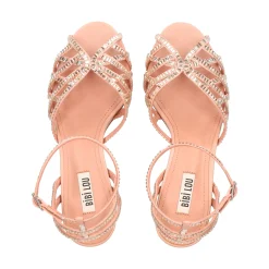 BIBI LOU Sandalias con tacón de Mujer 563Z10VK NUDE