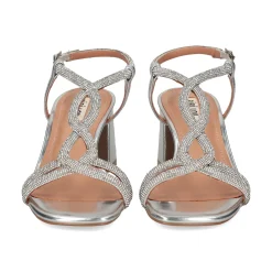 BIBI LOU Sandalias con tacón de Mujer 594Z17VK PLATA
