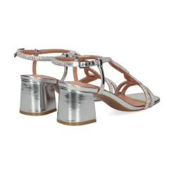 BIBI LOU Sandalias con tacón de Mujer 594Z17VK PLATA