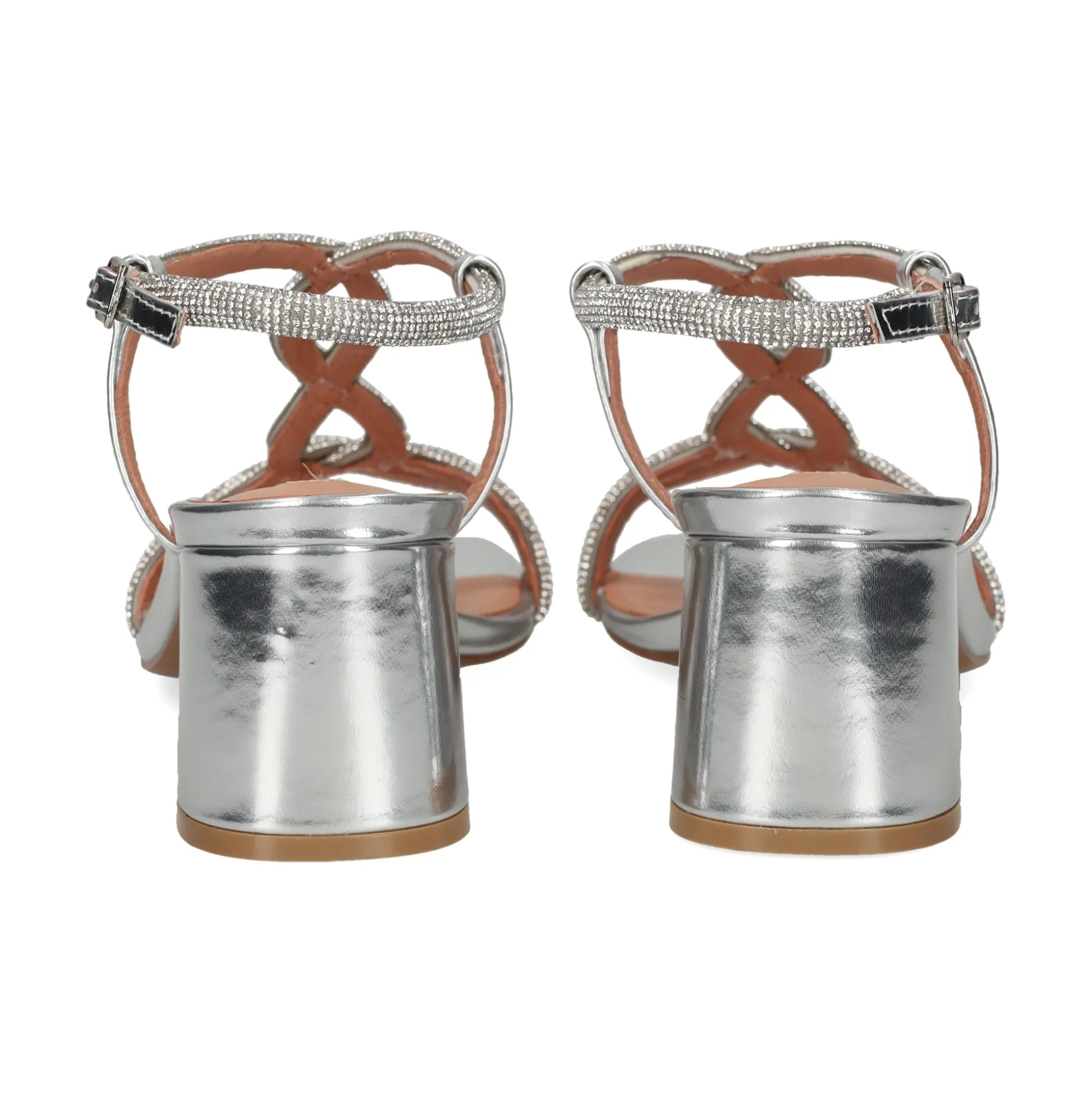 BIBI LOU Sandalias con tacón de Mujer 594Z17VK PLATA