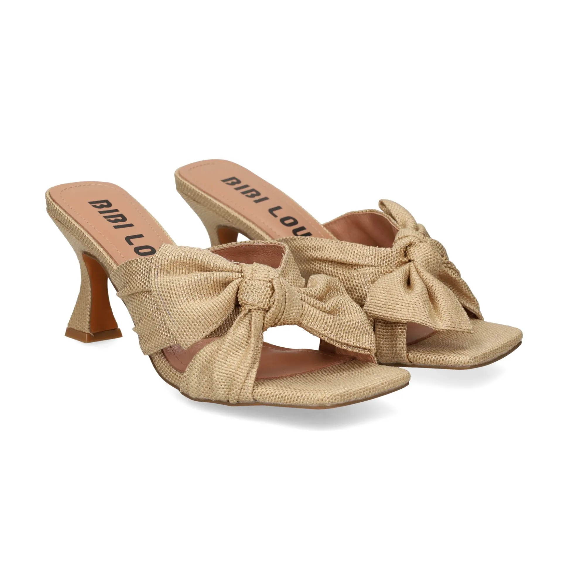 BIBI LOU Sandalias con tacón de Mujer 885Z69HG NATURAL