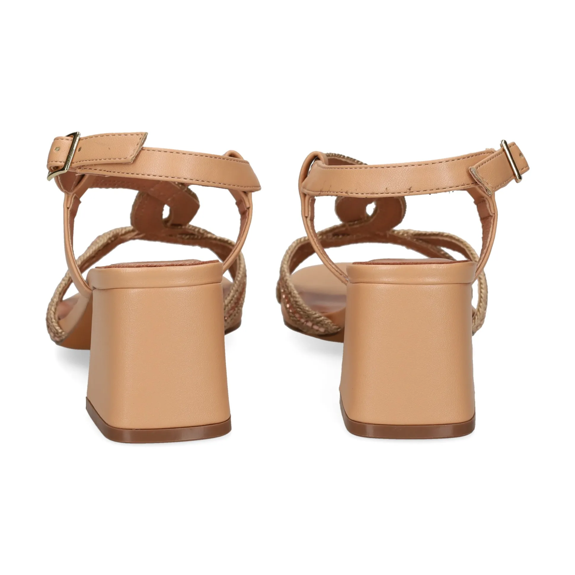 BIBI LOU Sandalias con tacón de Mujer 821Z94HG NUDE