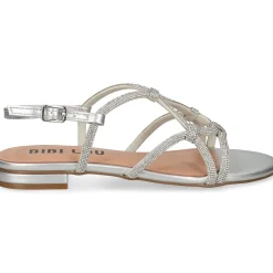 BIBI LOU Sandalias planas de Mujer 859Z00HG PLATA