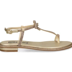 BIBI LOU Sandalias planas de Mujer 845Z00HG ORO