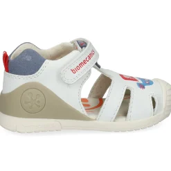 BIOMECANICS Sandalias y chanclas de niño 252118-B050 BLANCO