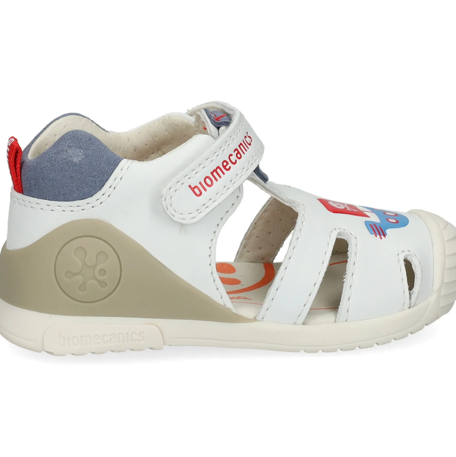 BIOMECANICS Sandalias y chanclas de niño 252118-B050 BLANCO