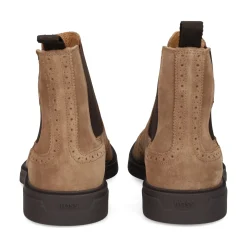 BOSS Botines de Hombre Calev_Cheb_brsd 260 Medium Beig