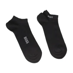 BOSS Calcetines 2P AS Logo Bamboo 10270348 001 NEGRO