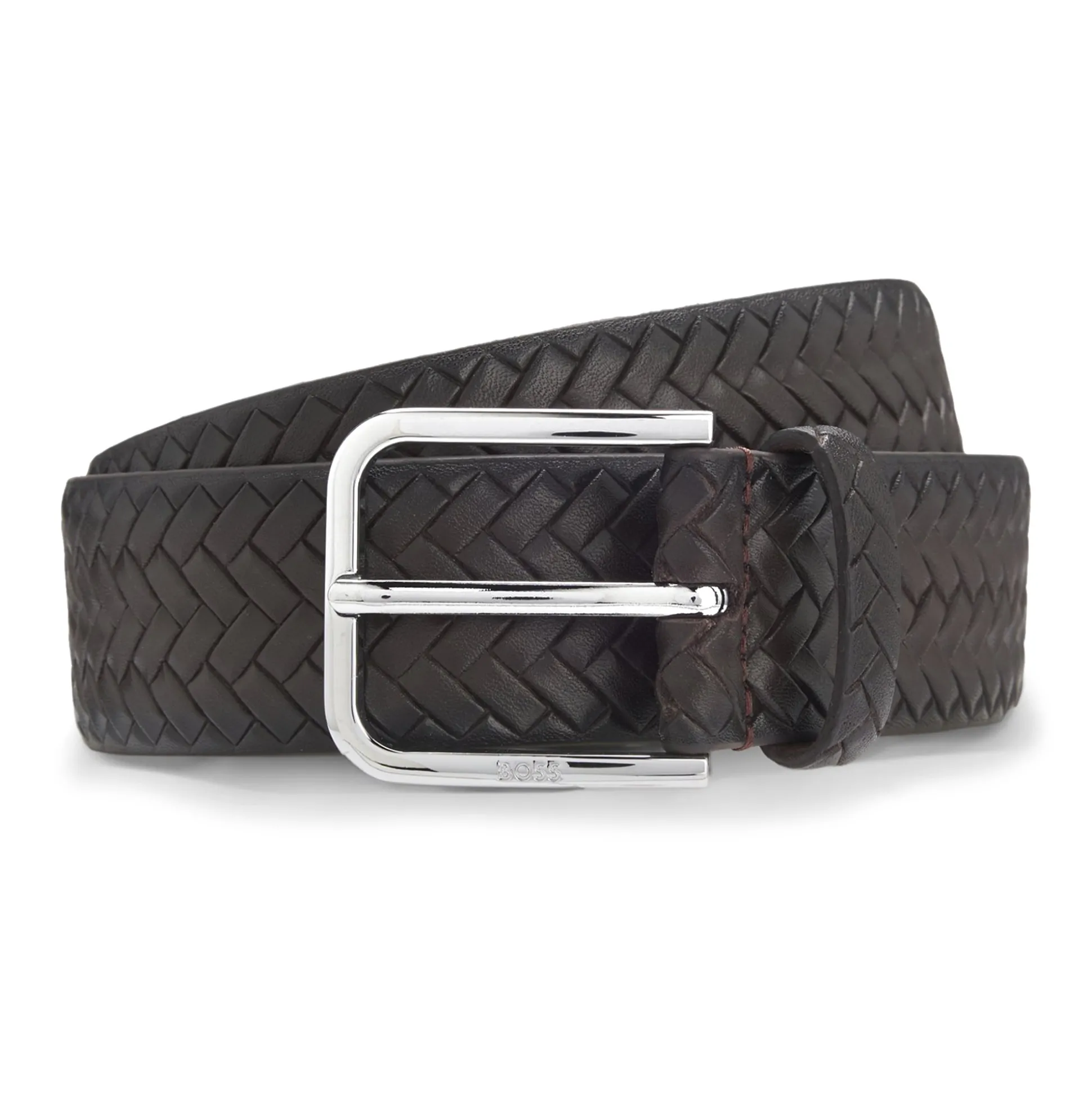 BOSS Cinturones Madison-B1_WnPr_Sz35 102261 205 DARK BROWN