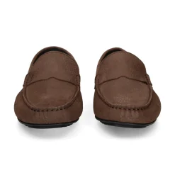 BOSS Mocasines de Hombre Noel_Mocc_tbnu 205 DARK BROWN