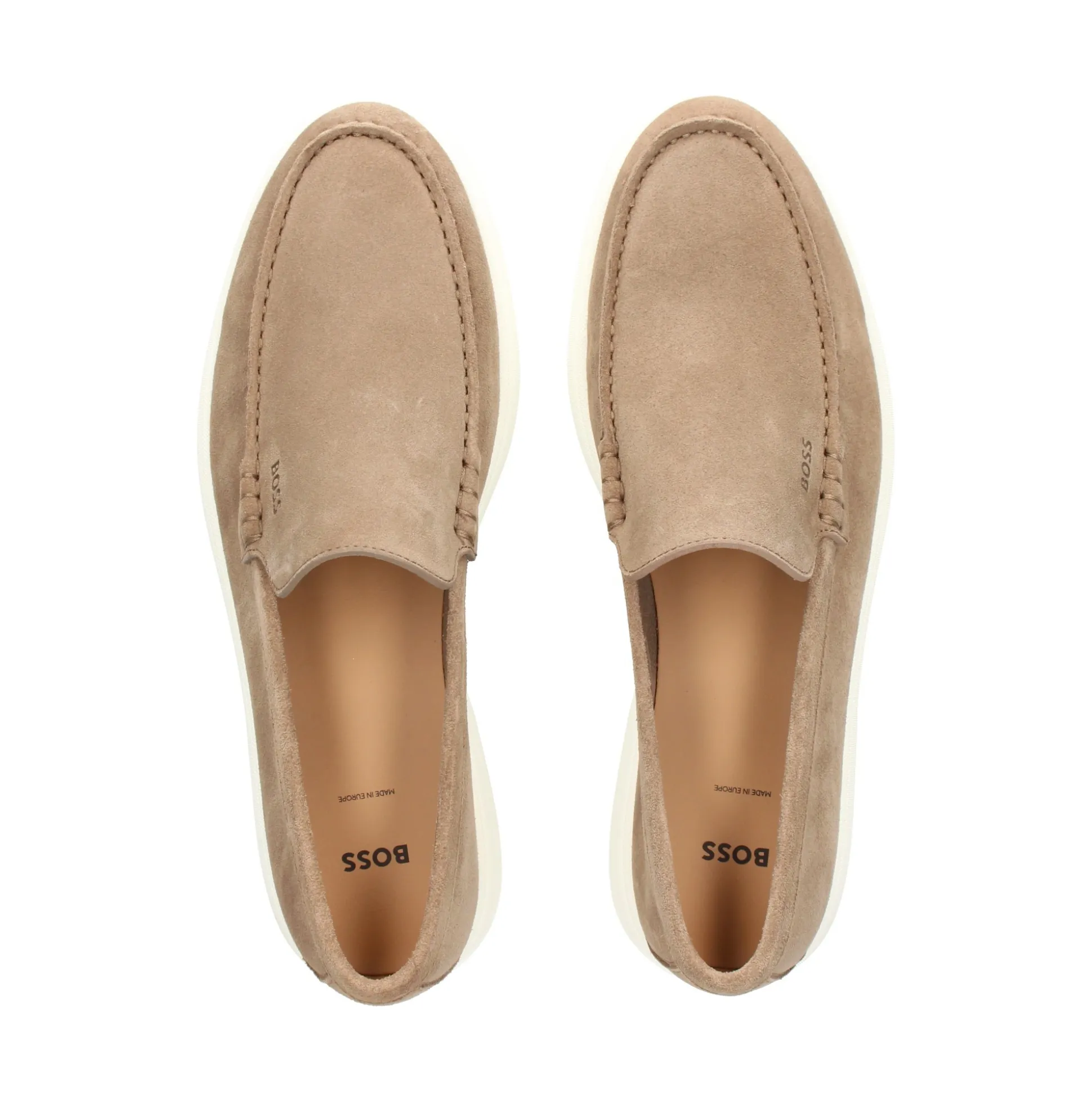 BOSS Mocasines de Hombre Sienne_Loaf_sd_N 260 Medium Beig