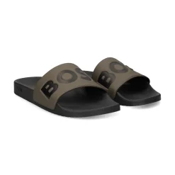 BOSS Sandalias de Hombre Aryeh_Slid_npvlg 342-Open Green