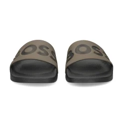 BOSS Sandalias de Hombre Aryeh_Slid_npvlg 342-Open Green