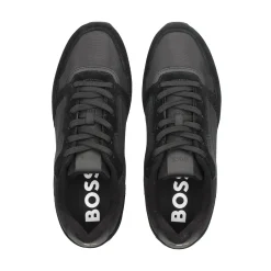 BOSS Zapatillas de Hombre Parkour-L_Runn_sdnyt 005 BLACK
