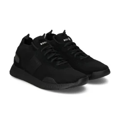 BOSS Zapatillas de Hombre Titanium_Runn_knstA 001 NEGRO