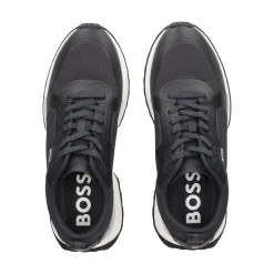BOSS Zapatillas de Hombre Jonah_Runn_meth (286595) 406 DARK BLUE
