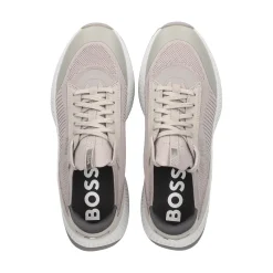 BOSS Zapatillas de Hombre TTNM EVO_Slon_knsd 062 Open Grey