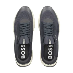 BOSS Zapatillas de Hombre TTNM EVO_Slon_knrsd 401 DARK BLUE