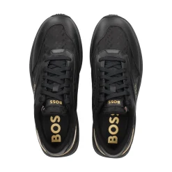 BOSS Zapatillas de Hombre Kurt_Runn_mnmx 007 NEGRO
