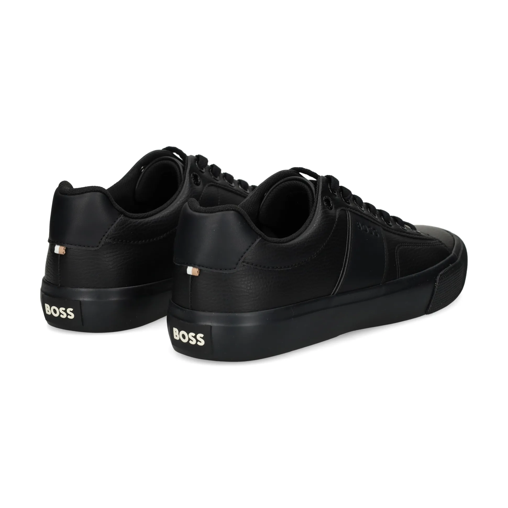 BOSS Zapatillas de Hombre Aiden_Tenn_grltp 005 BLACK