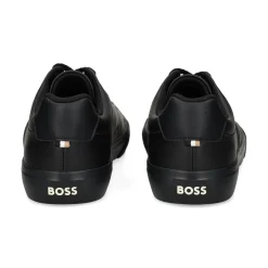BOSS Zapatillas de Hombre Aiden_Tenn_grltp 005 BLACK