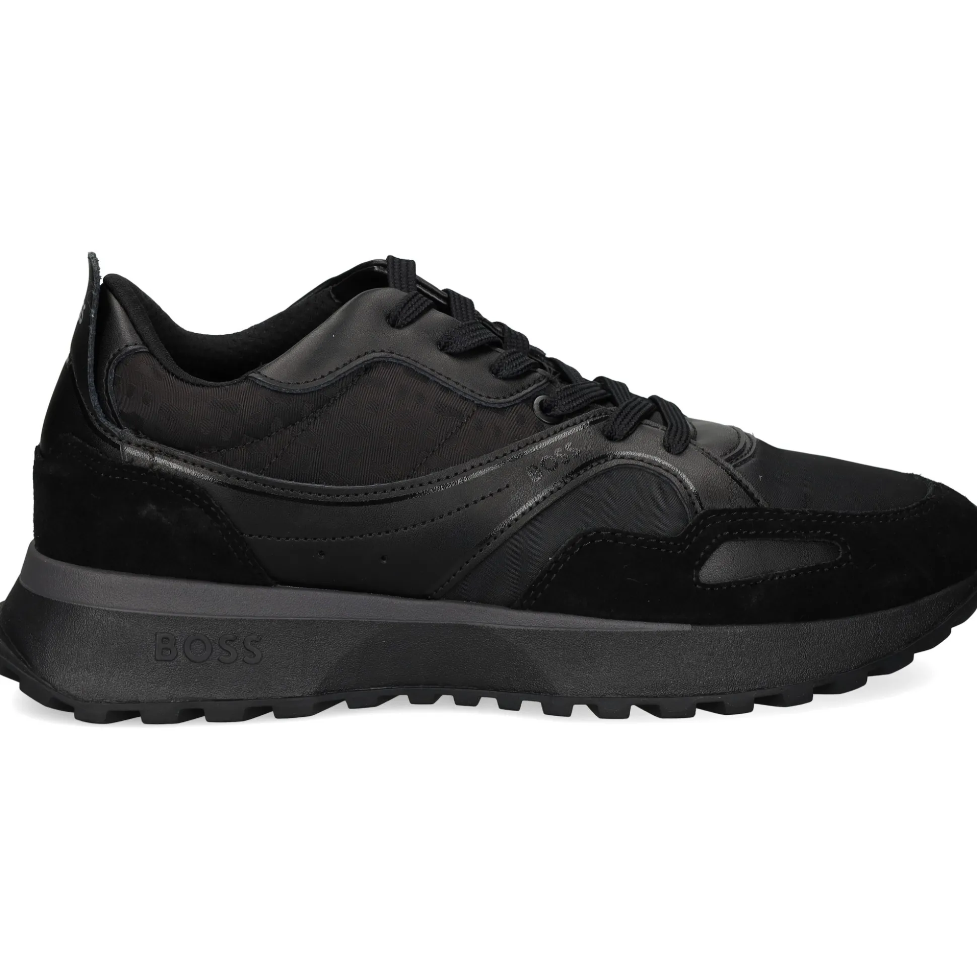 BOSS Zapatillas de Hombre Jonah_Runn_mxmnN 005 BLACK