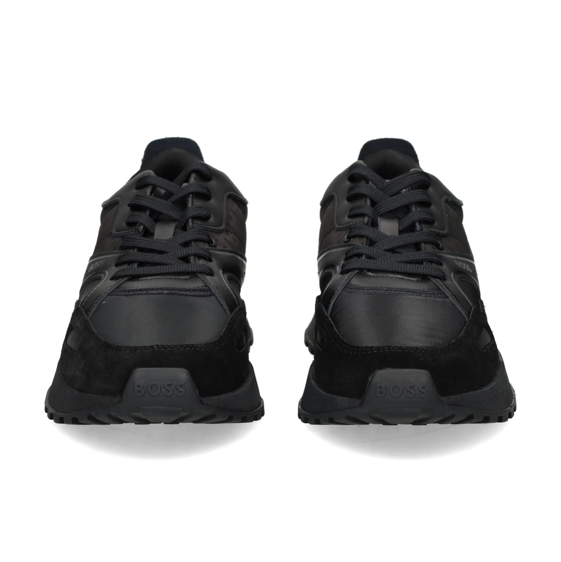 BOSS Zapatillas de Hombre Jonah_Runn_mxmnN 005 BLACK