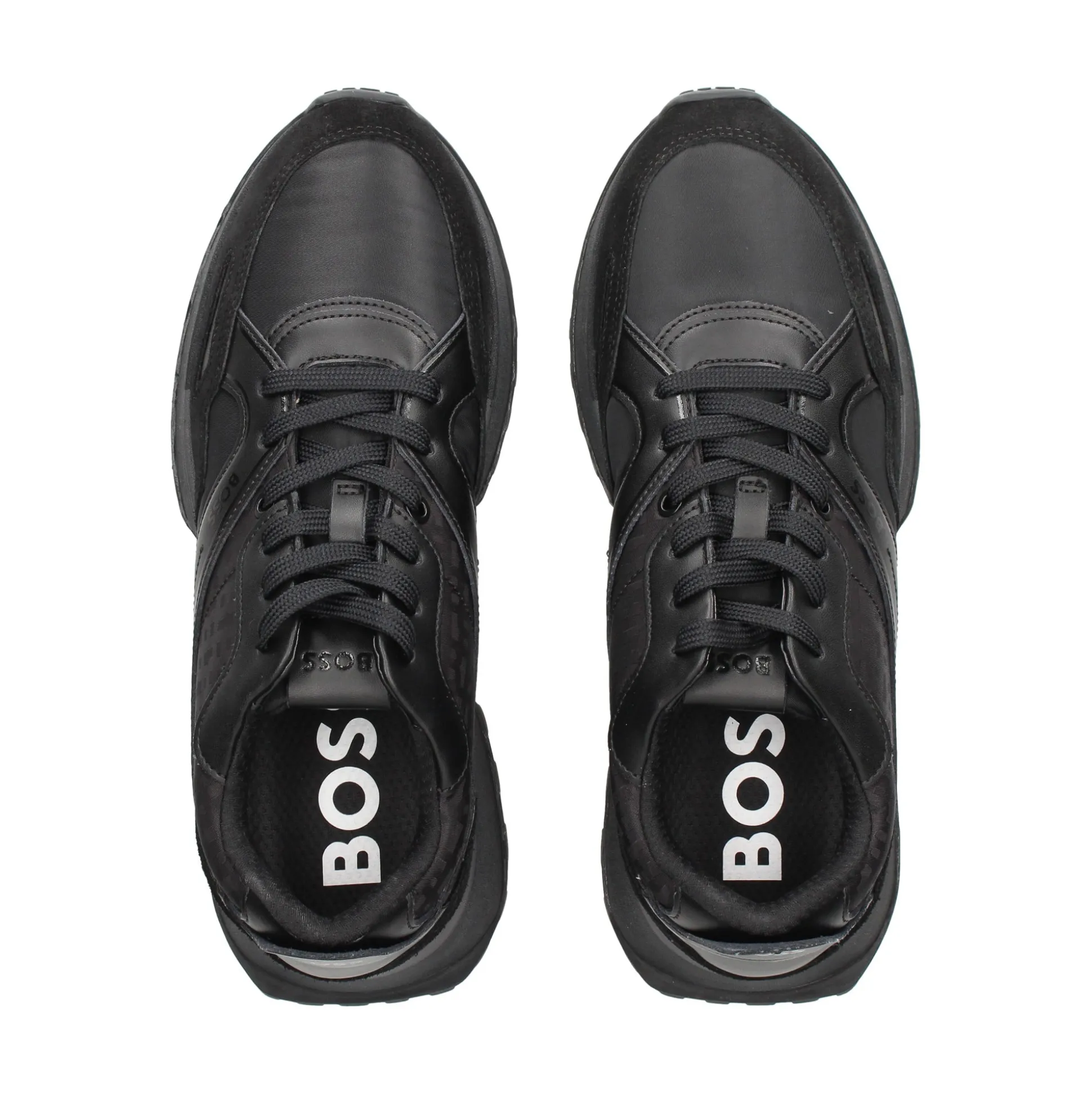 BOSS Zapatillas de Hombre Jonah_Runn_mxmnN 005 BLACK