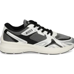BOSS Zapatillas de Hombre Owen_Runn_memt 041 SILVER