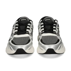 BOSS Zapatillas de Hombre Owen_Runn_memt 041 SILVER