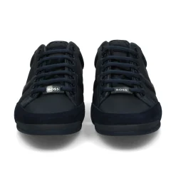 BOSS Zapatillas de Hombre Saturn_Lowp_lux4 A 401 DARK BLUE