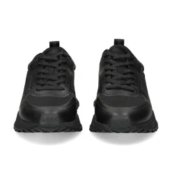 BOSS Zapatillas de Hombre Jonah_Runn_meth 009 NEGRO