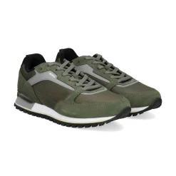 BOSS Zapatillas de Hombre Parkour-L_Runn_sdnyt 301 DARK GREEN