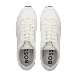 BOSS Zapatillas de Hombre Kai_Runn_ltpf 100-White
