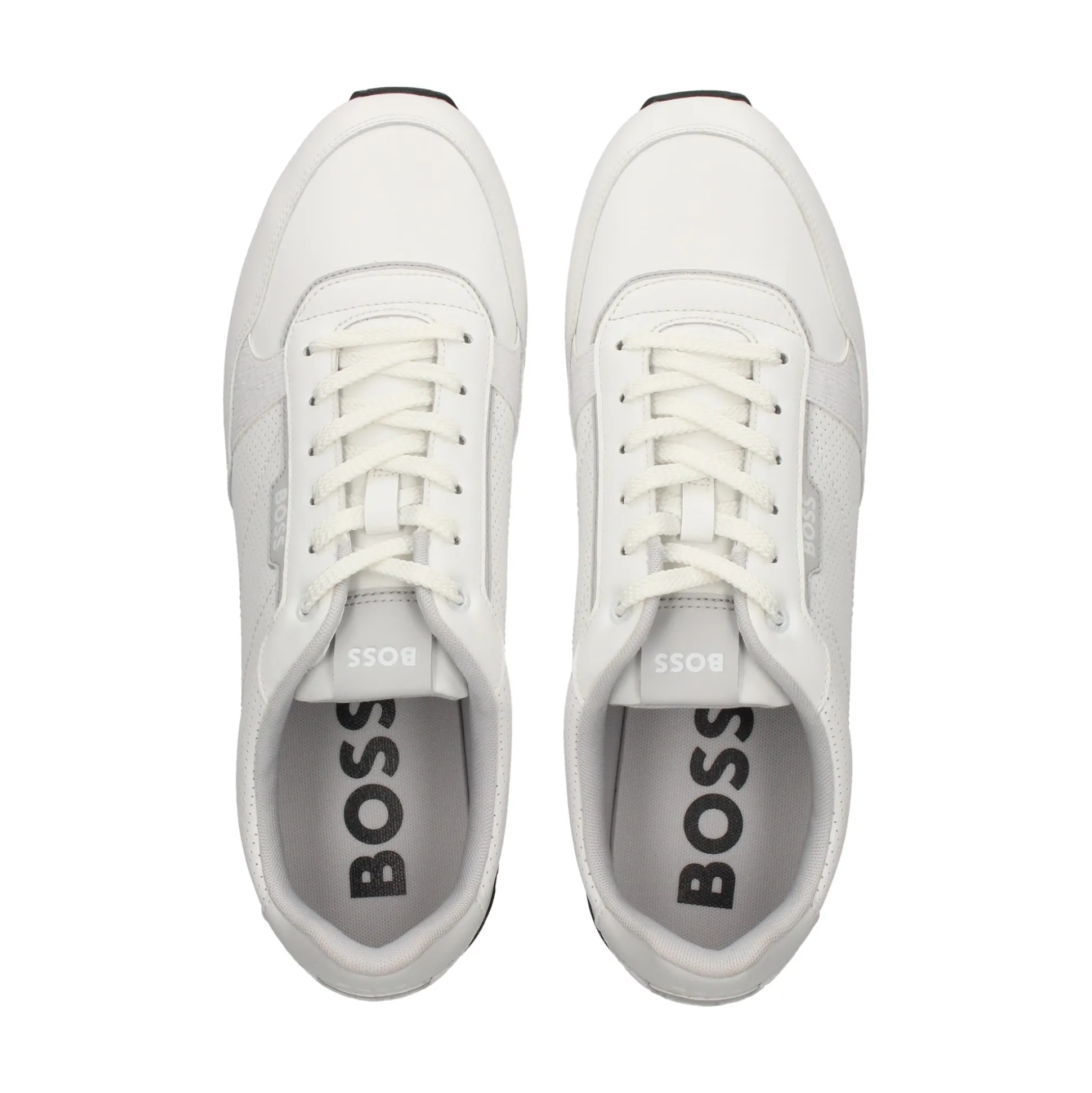BOSS Zapatillas de Hombre Kai_Runn_ltpf 100-White