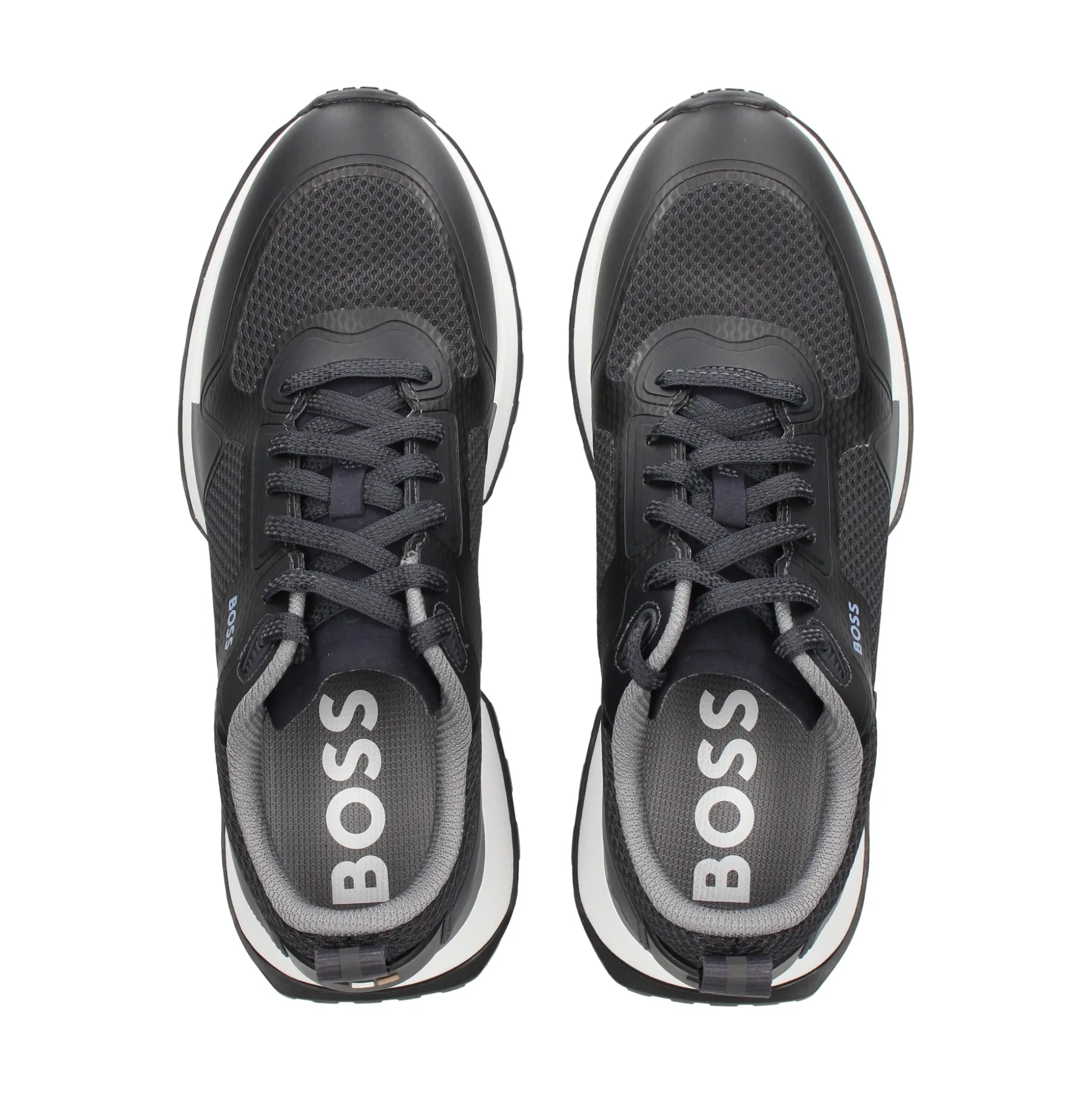 BOSS Zapatillas de Hombre Jonah_Runn_meth 402-Dark Blue